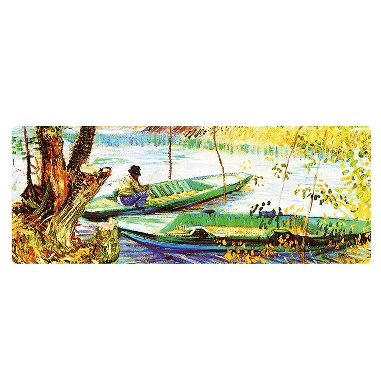 V562-K8077022060DBT-202508291541-00 Large Desk Mouse Pad For Oil Painting - Fisherman - Image 1
