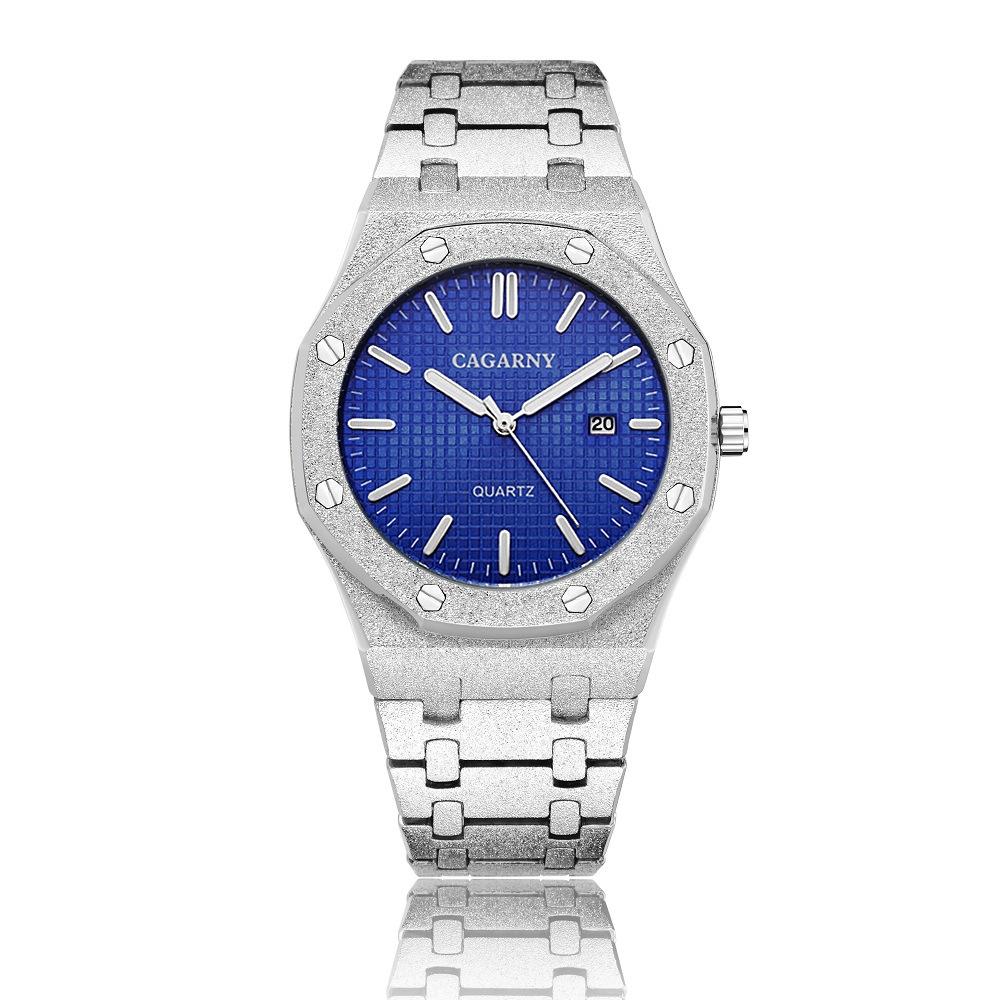 V562-LS5330AW-202508281945-00 Gold Shell Black Dial Men Stainless Steel Watch with Dual Movement - Wa0335Sl - Image 1