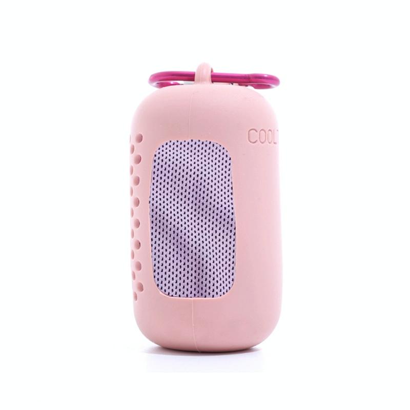 V562-N1063332060DBT-202508290610-00 Chill Towel For Summer Workouts - Cylindrical Pink - Image 1
