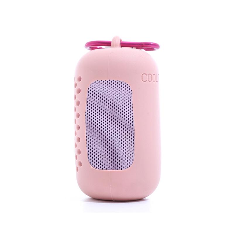 V562-N2063332060DBT-202508290552-00 Chill Towel For Summer Workouts - Cylindrical Pink - Image 1