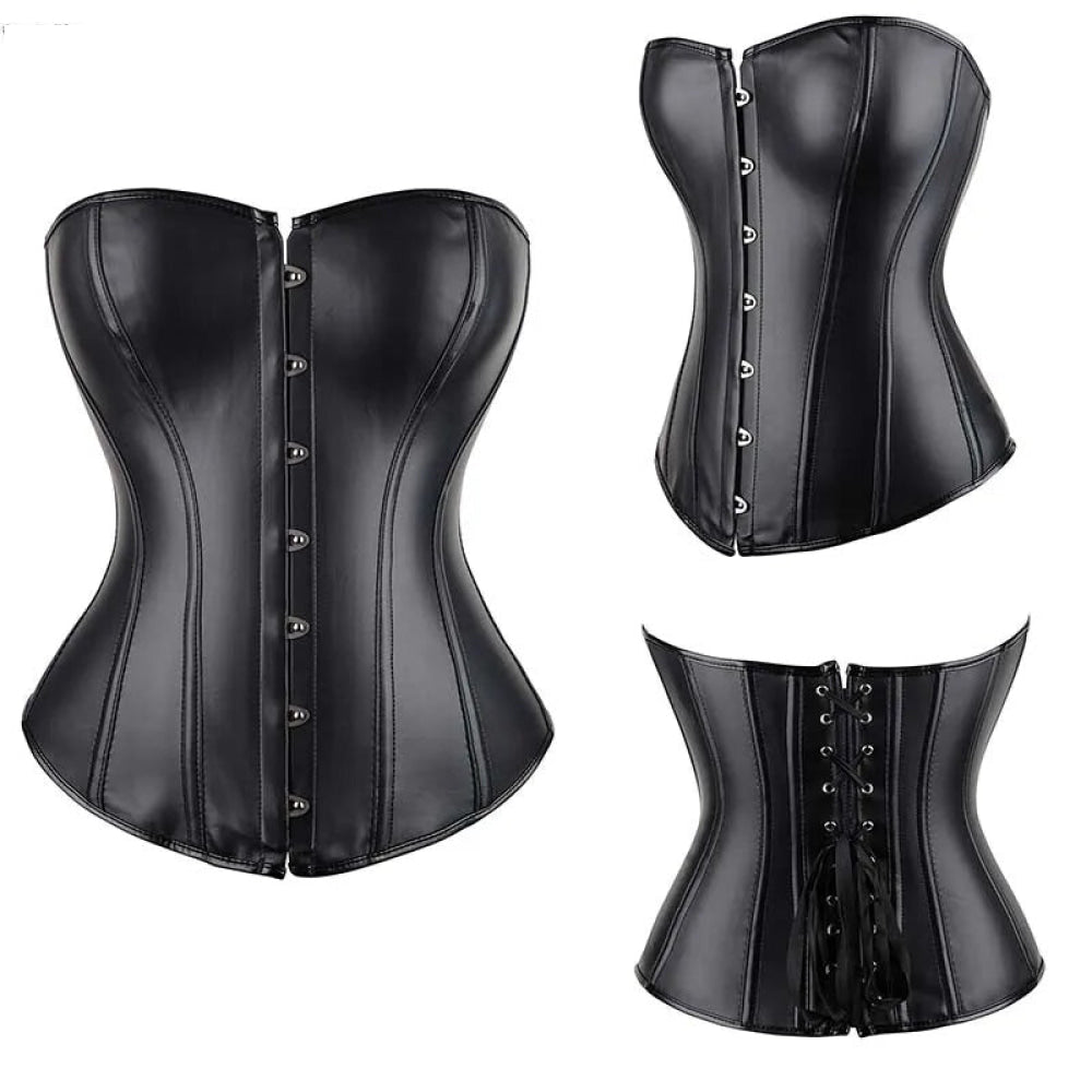 V562-OBBPBBNLOIXAPBIA-10-202508291855-00 Steampunk Plus Size Slimming Body Shapewear Corset Red / Black - Black - Xxl - Image 1