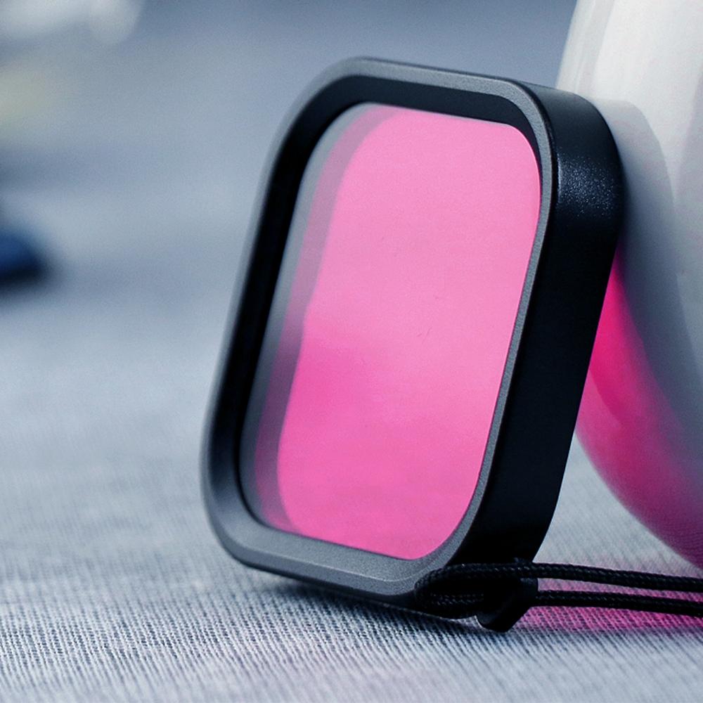 V562-P4780ACD-202508290530-00 Gopro Hero8 Diving Lens Filter - Square Housing - Purple - Image 1