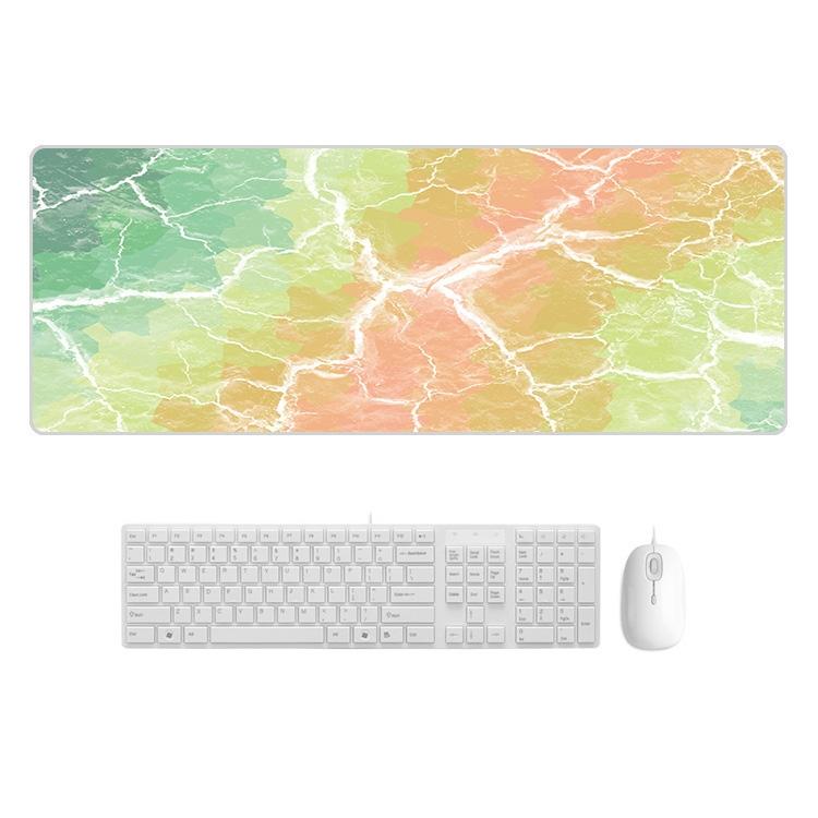 V562-S5067322750DBT-202508291545-00 Sturdy Marbled Rubber Mouse Pad - Rainbow Marble - Image 1