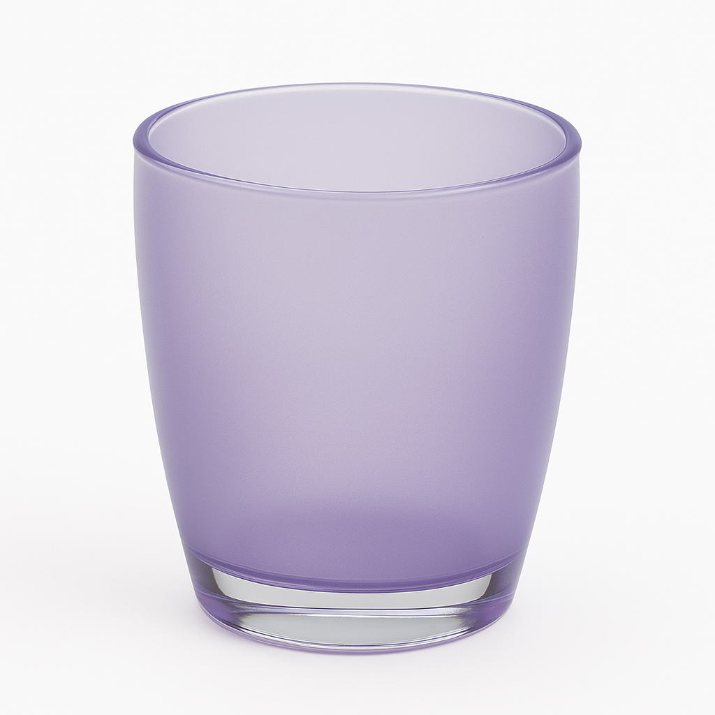 V563-CHB6629DF-PURPLE-202506190452-00 Bathroom Toothbrush Holder Caddy Storage Organizer Oval Tumbler Cup in Purple - Image 1