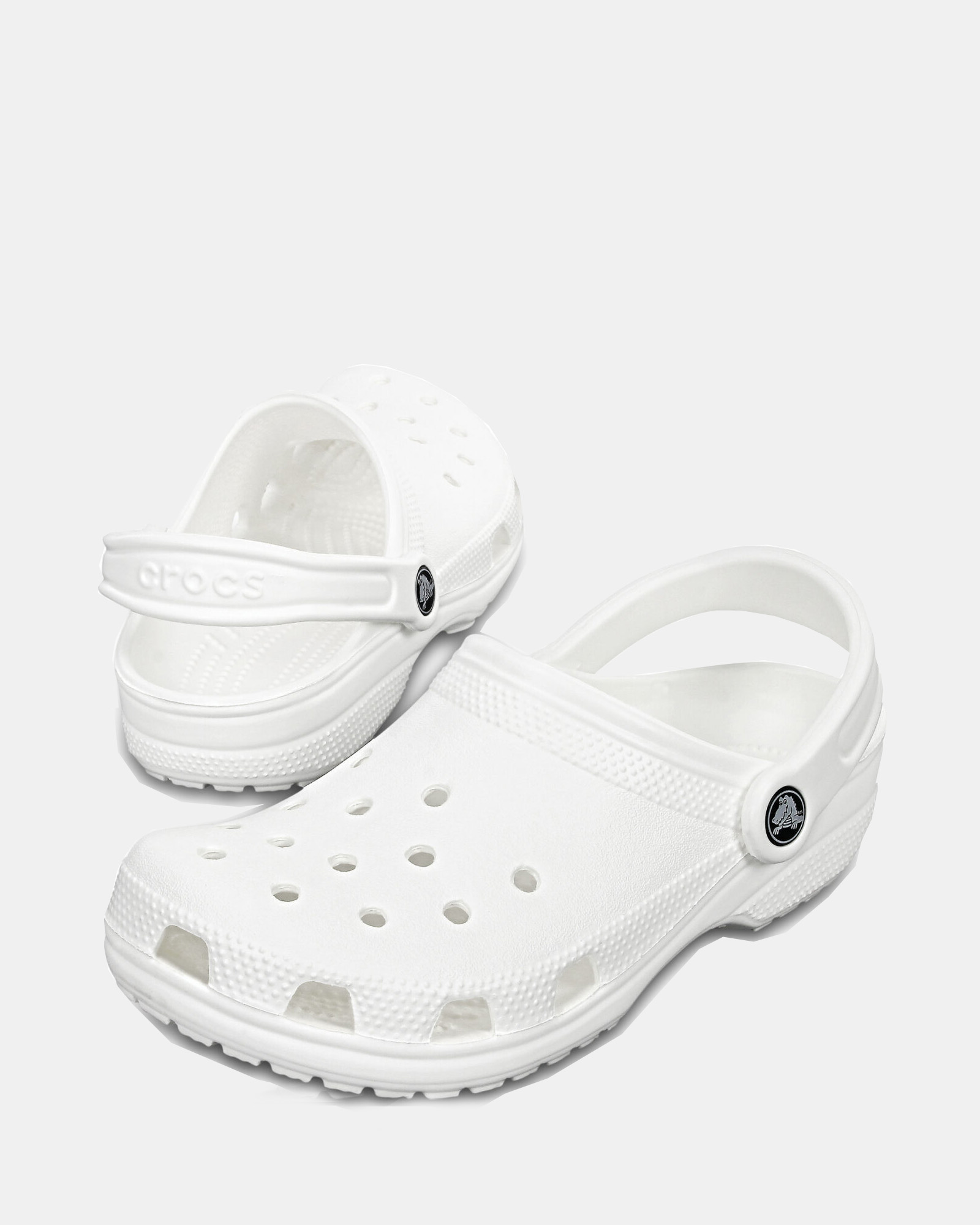 V596-CCWHITEM4-202508181035-00 Classic Clog White Mens 4/Womens 6 - Image 1