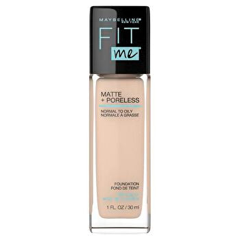 V604-122971-202508272341-00 Maybelline Fit Me Matte & Poreless Mattifying Liquid Foundation - Classic Ivory 120 - Image 1