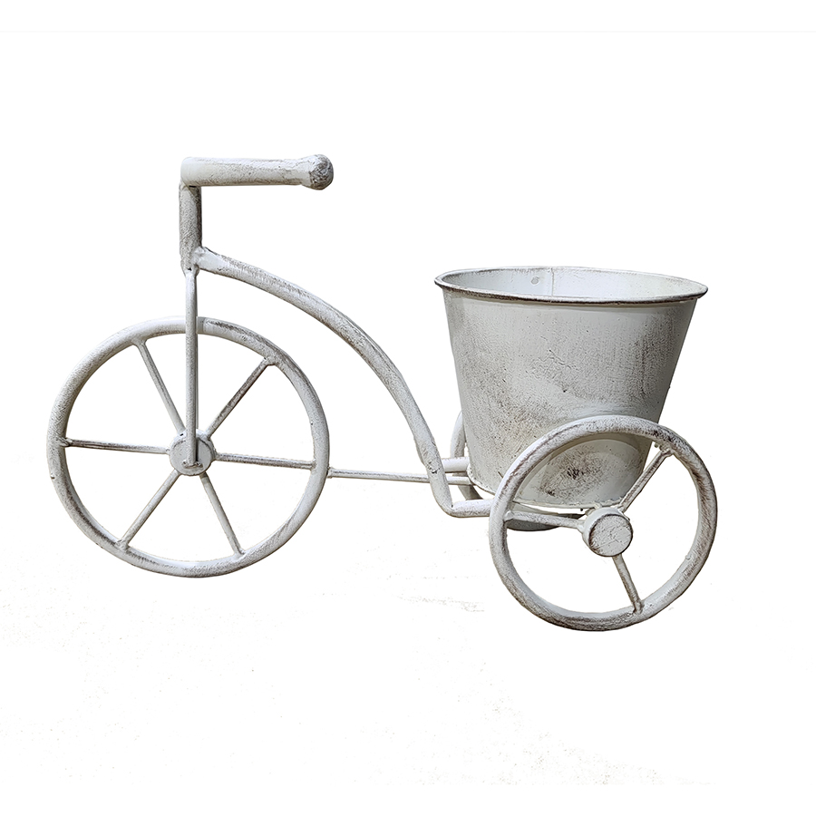 French Country Triangle w Pot Planter 21cm