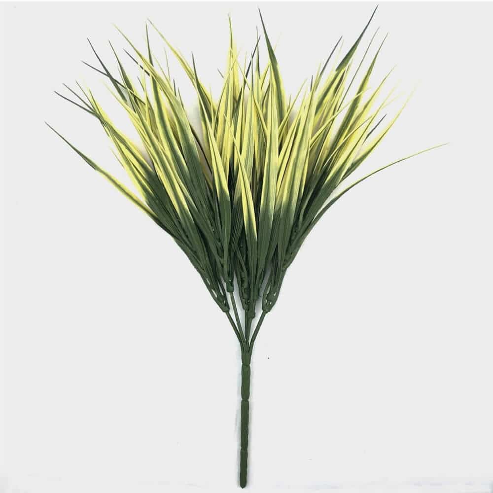 V637-1014398-202508251340-00 Yellow Tipped Grass Stem UV Resistant 35cm - Image 1
