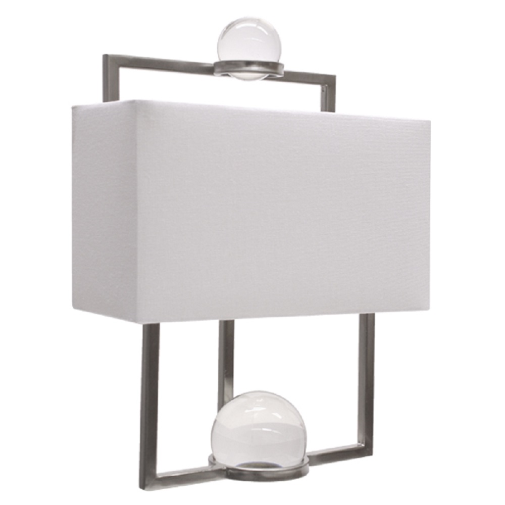 V637-26021-202508251250-00 Harper Metal Glass Wall Lamp 36cm - Image 1