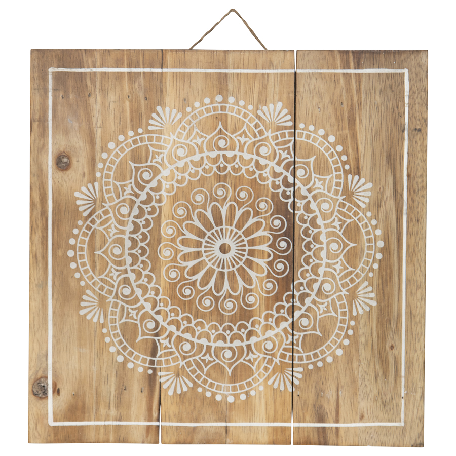 V637-33782WAL-202508251415-00 Handcrafted Intricate Mandala Wall Art 30x30cm - Image 1