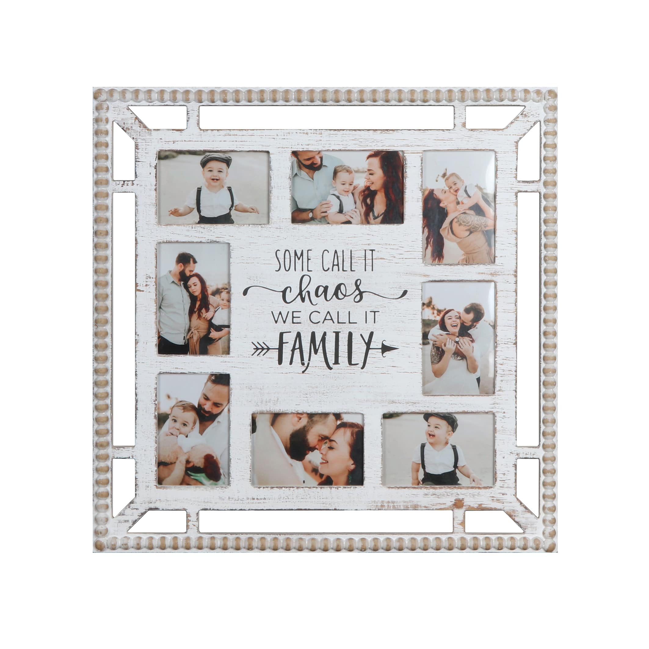V637-56020PFR-202508251740-00 We Call It Family' Wall Hanging Photo Gallery Collage 60cm - Image 1