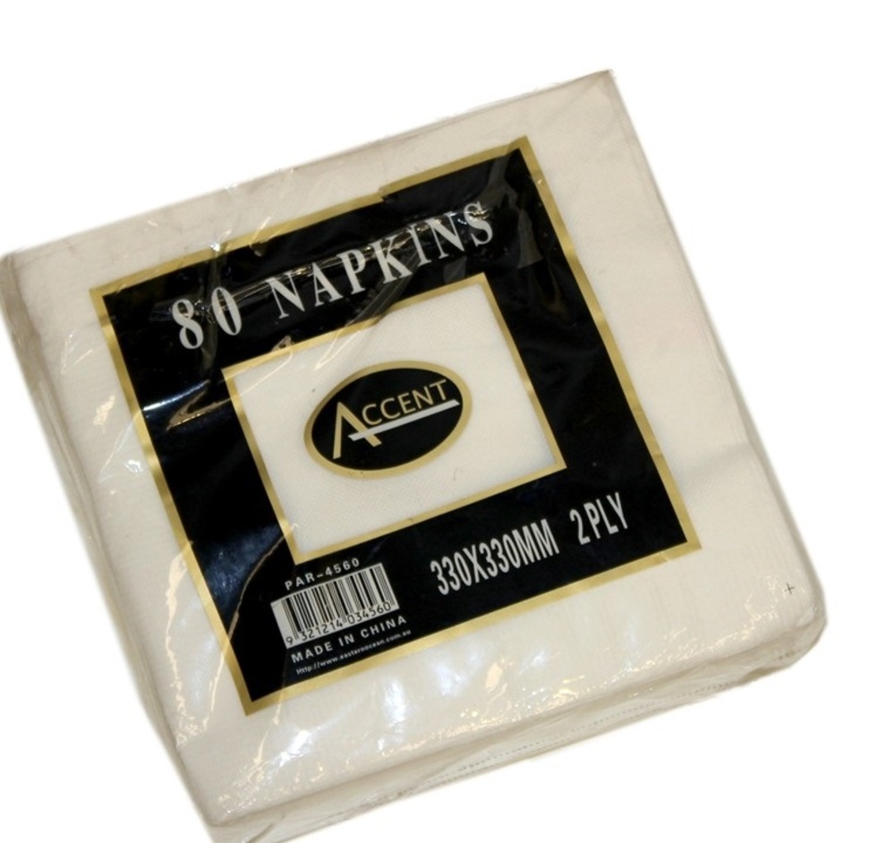 V637-PAR33037-202508252015-00 bulk 3840 White Napkin Lunch 2ply 33cm - Image 1