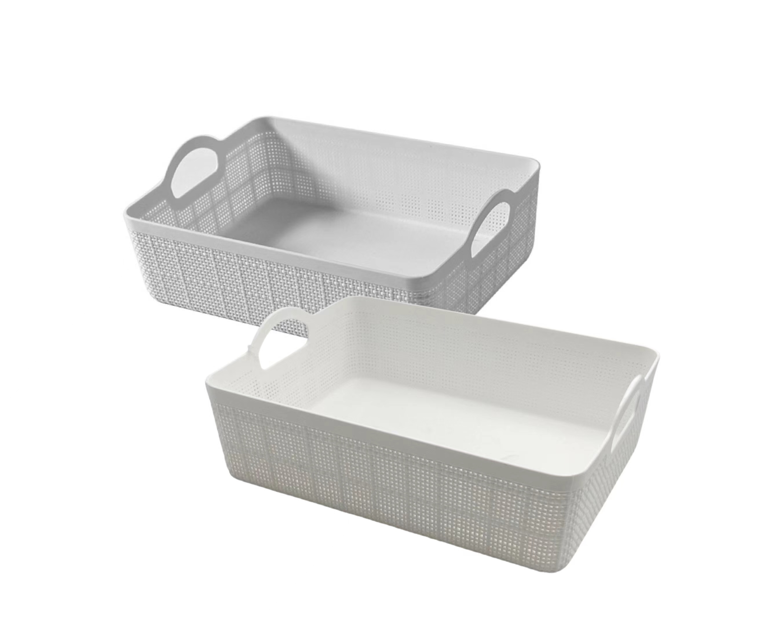 V637-PLA31354-202508260530-00 bulk 24 Rect Storage Basket w Handle Assort 210cm - Image 1