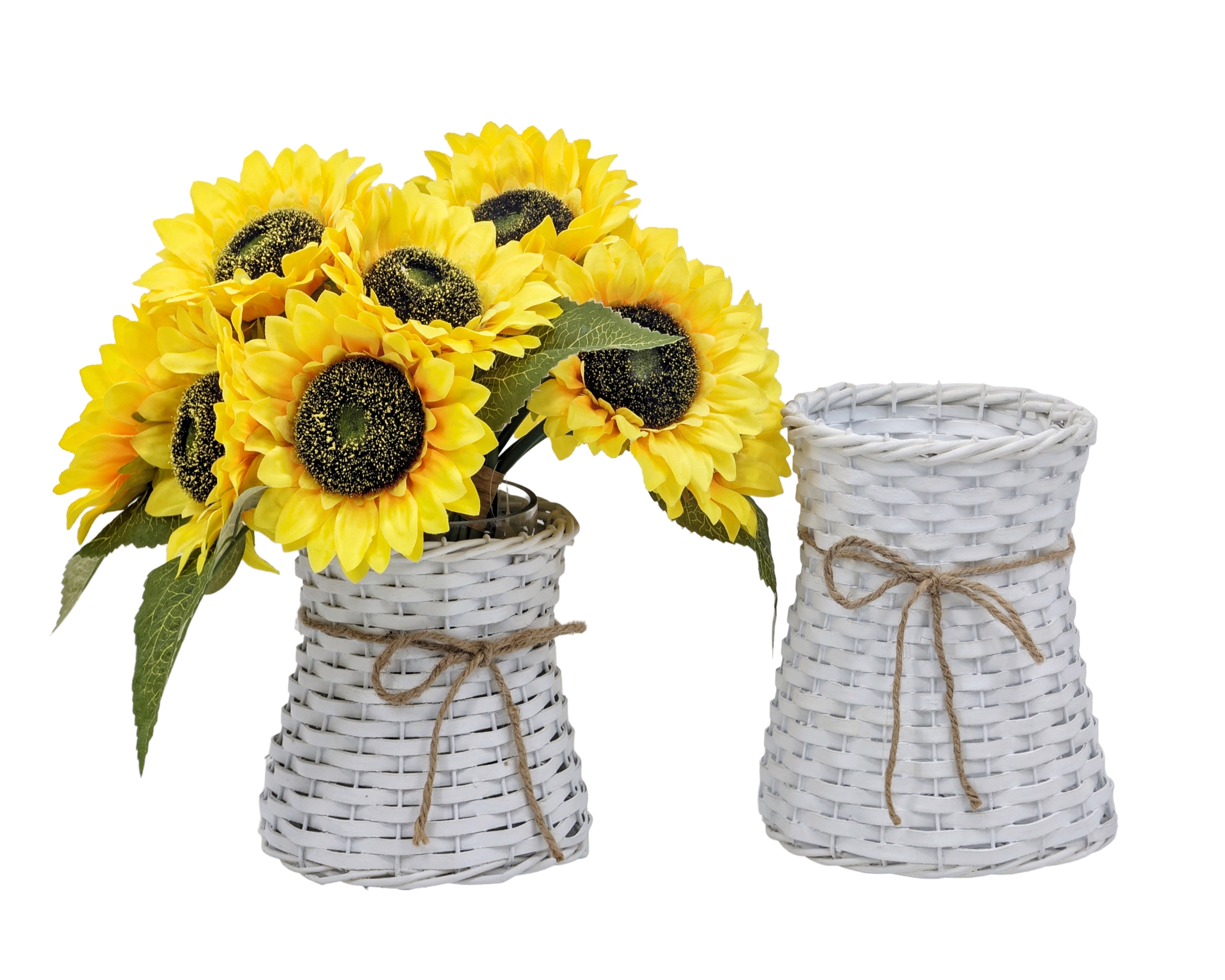 V637-WDB37212-202508260710-00 bulk 8 Willow Vase White 16cm - Image 1