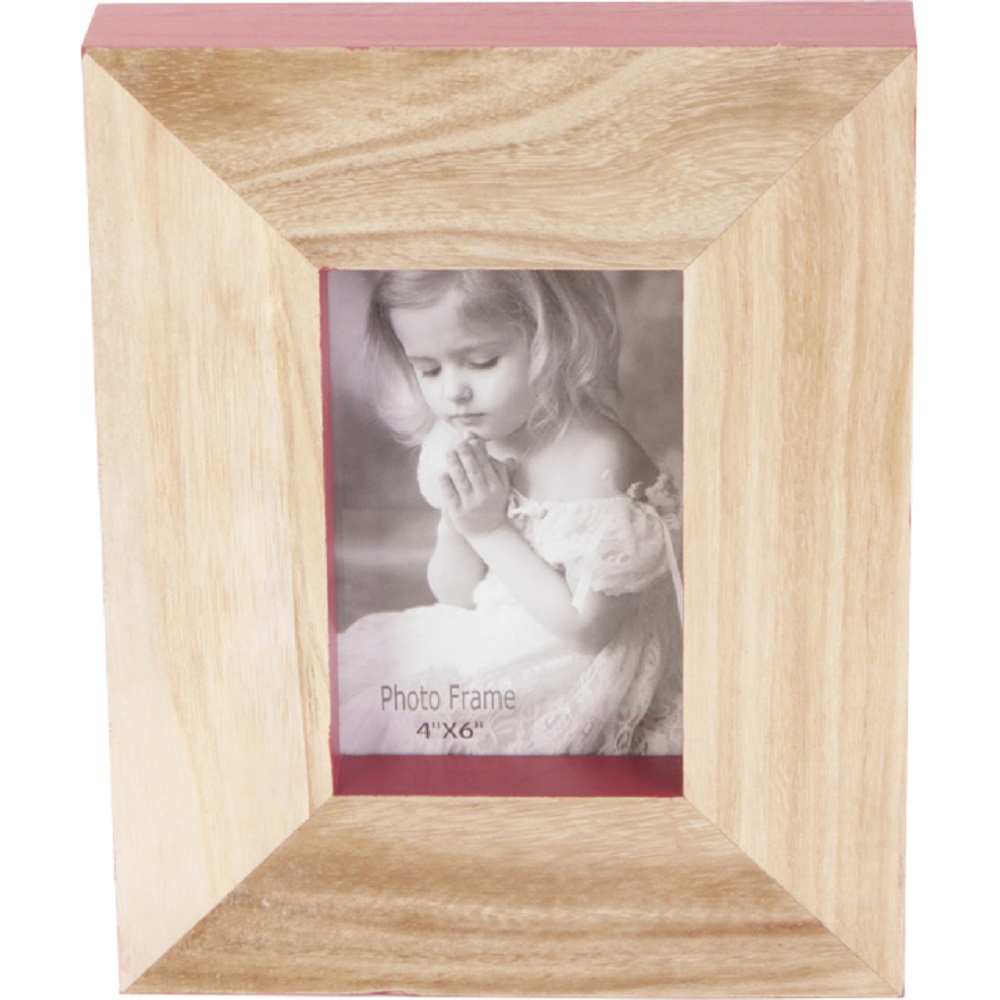 V637-WF-8R702-46-RS-202508260730-00 Wood Single Photo Frame 23cm - Image 1
