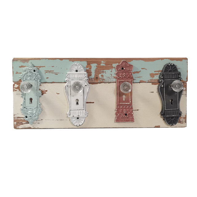 V637-WF-AHF200807-202508260452-00 Ornate 4 Hooks Wall Hanging 54cm - Image 1
