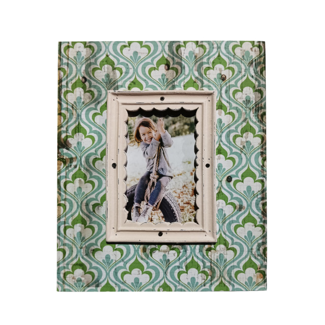 V637-WF-AHF210233-3-202508260503-00 Antique Single Print Photo Frame 28cm - Image 1