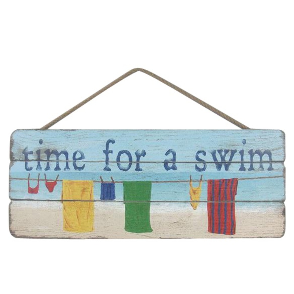 Time For A Swim Wall Art 50cm