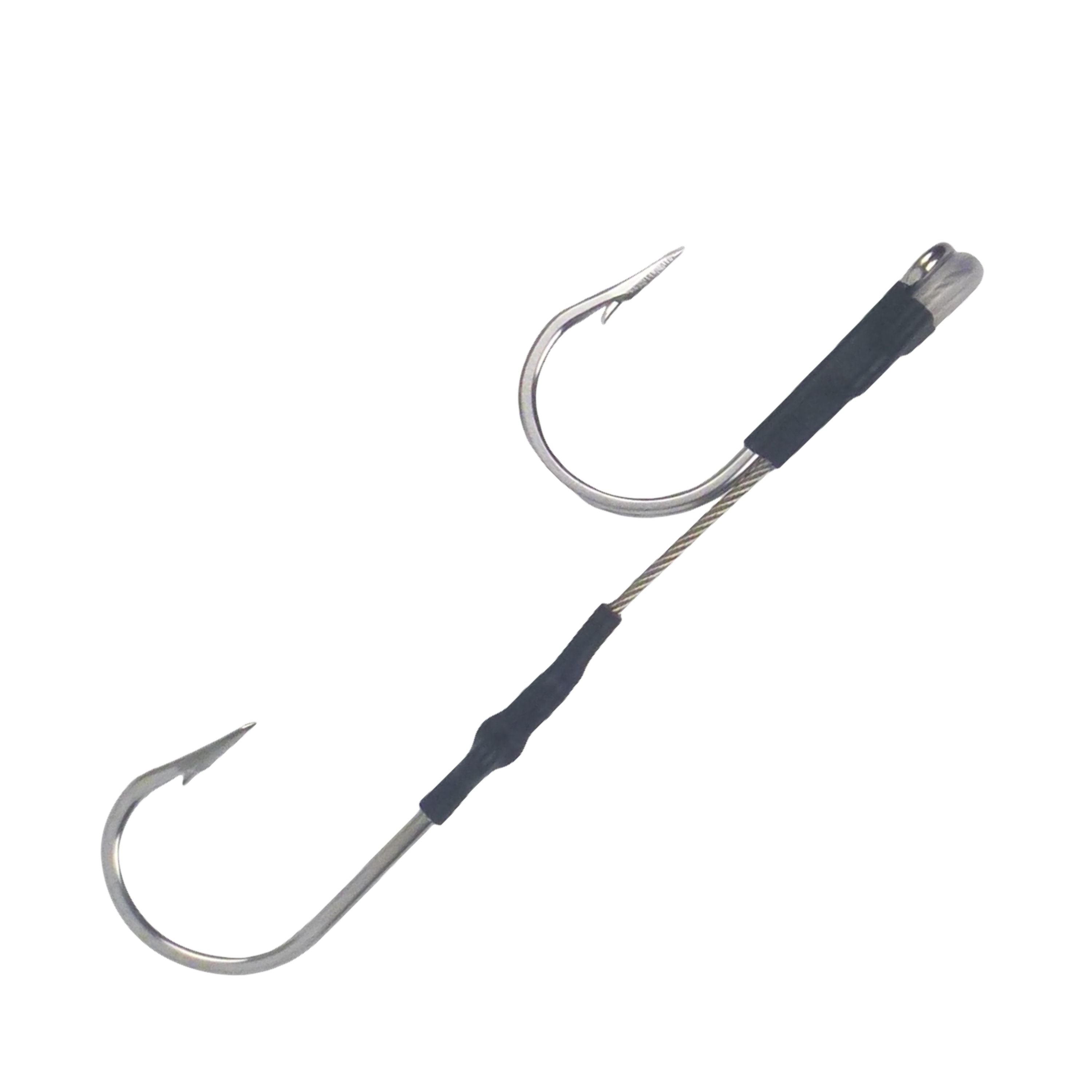 V658-93MC000022201-202507311245-00 Swimerz Jigging & Trolling Hooks, Inline Double, 6/0, Qty 3 - Image 1