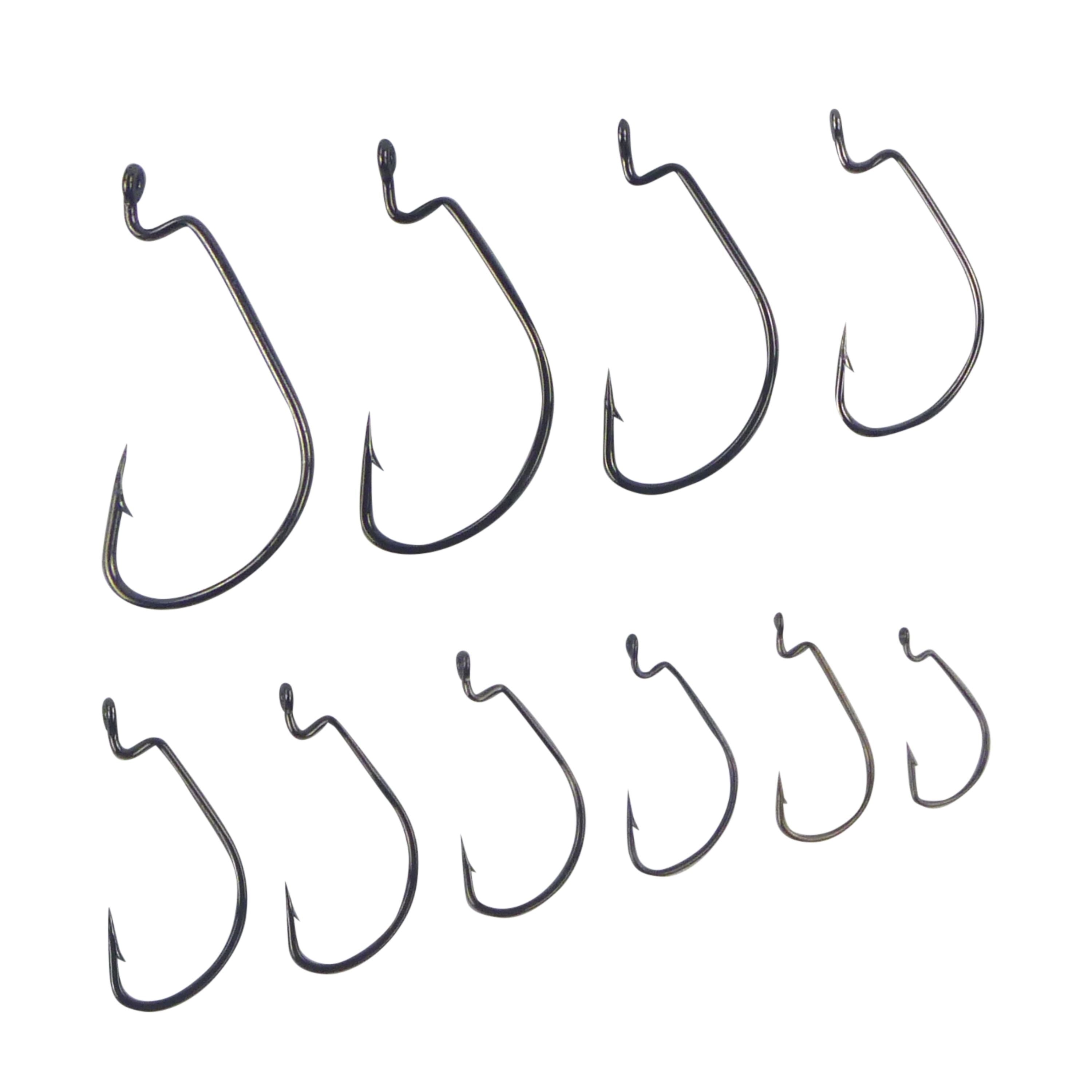 V658-93MC000102004-202507311315-00 Swimerz 0/4 Wide Gape Worm Hook 15 Pack - Image 1
