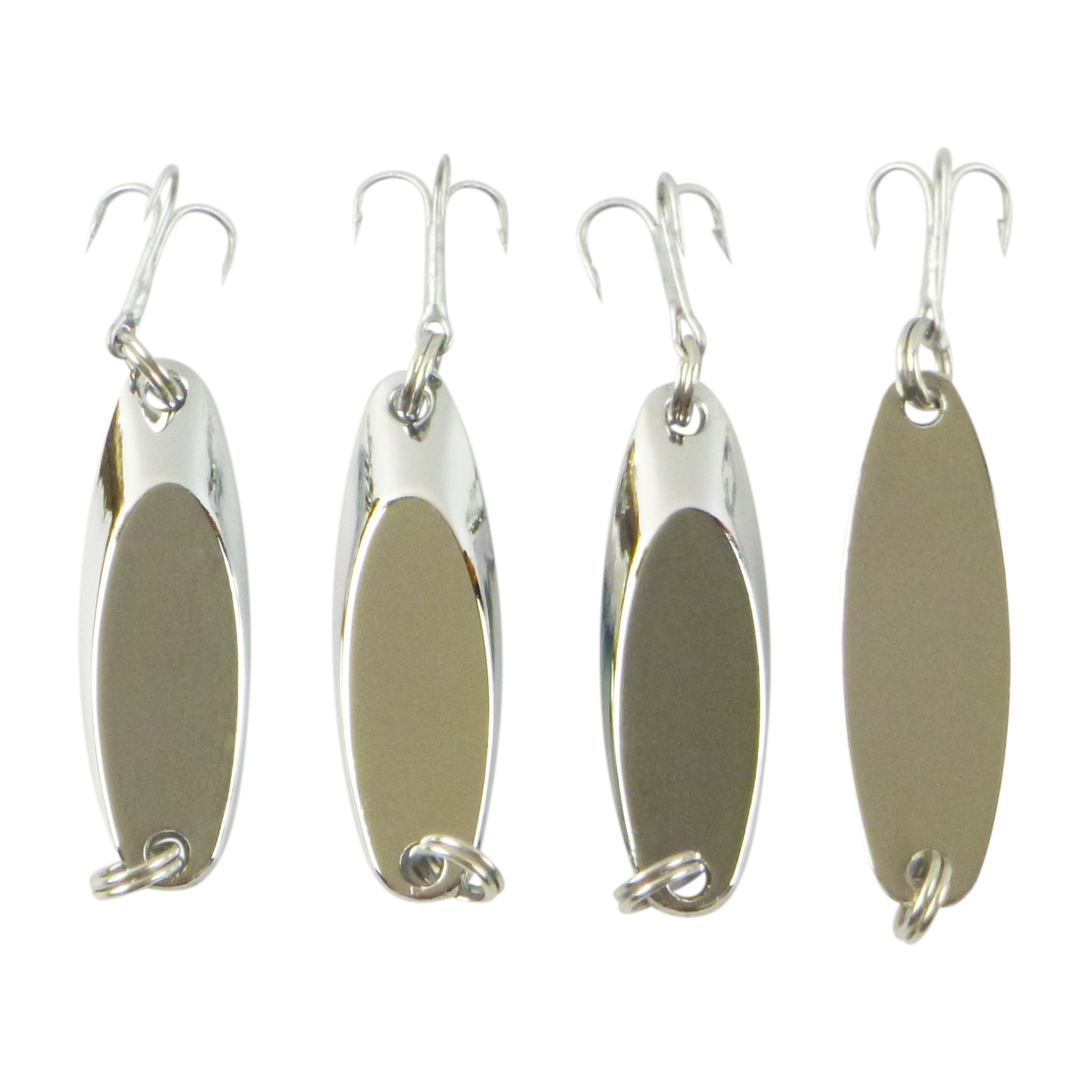 V658-93MC000250202-202507311045-00 Finesse Chrome Kaster Jig, 7 Grams. Pack of 4 Jigs - Image 1