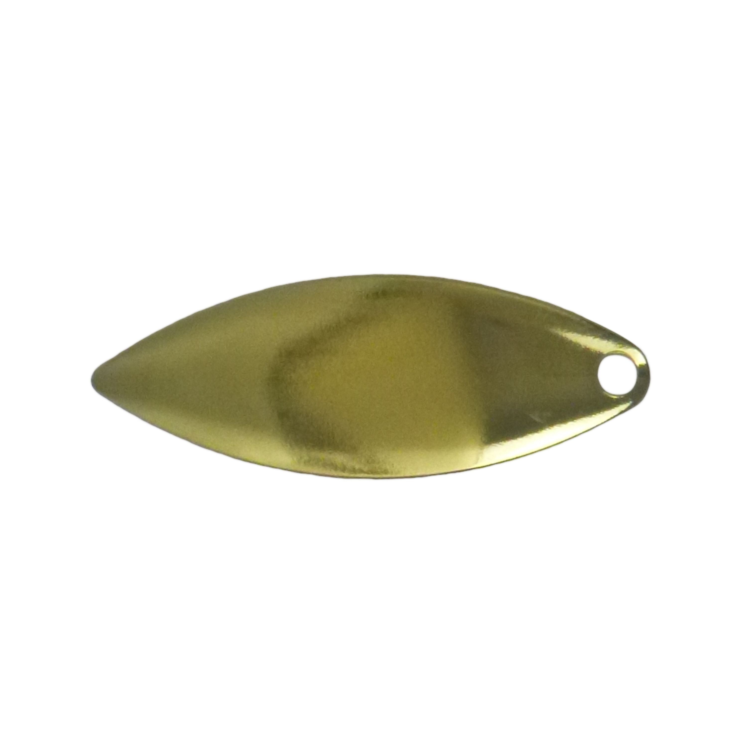 V658-93MC000270081-202507311135-00 Artizan Smooth Willow Blade, Brass, 26mmL x 8mmW, Qty 5 - Image 1