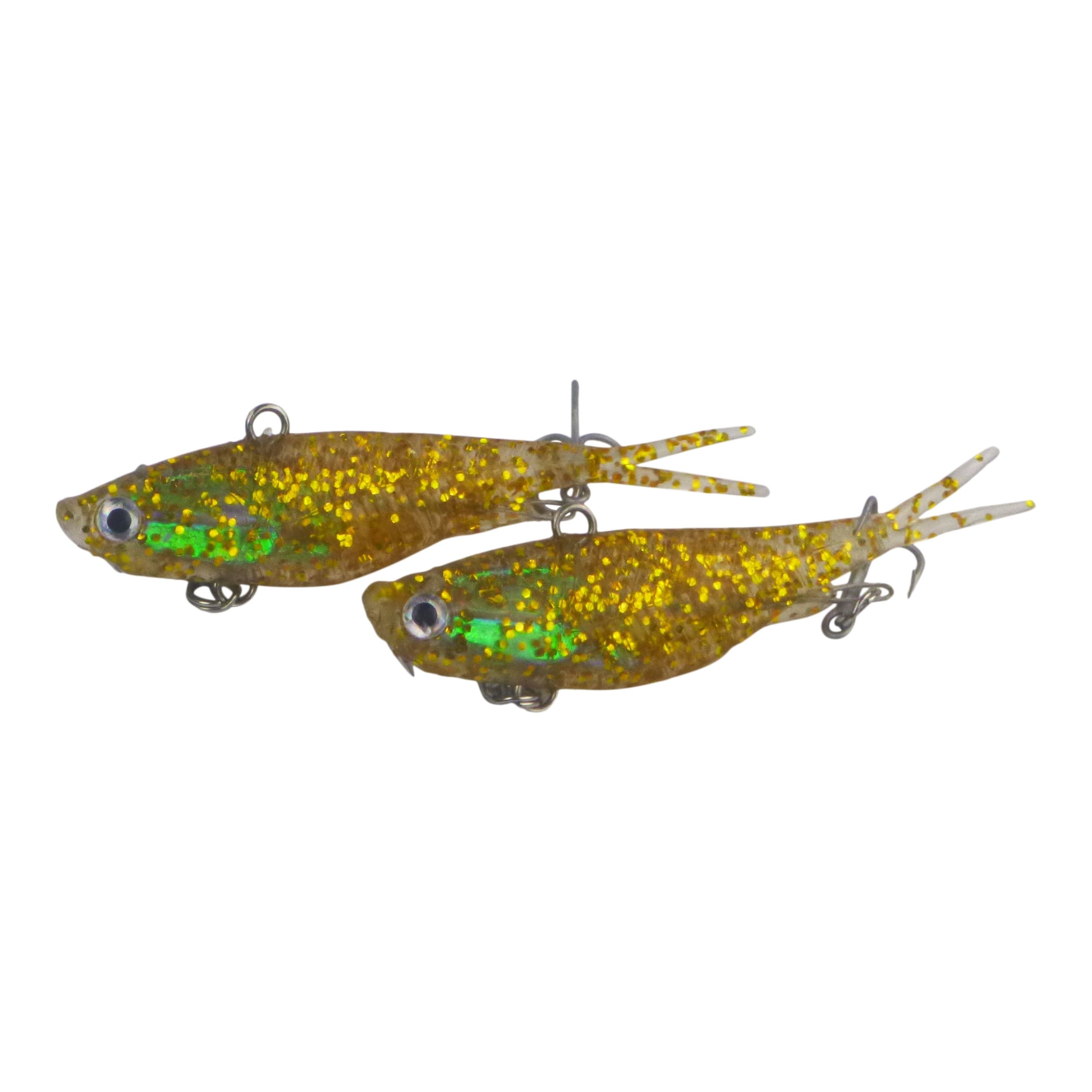 V658-93MC000580013-202507311431-00 Swimerz 95mm Soft Vibe, Clear Gold, 2 pack - Image 1