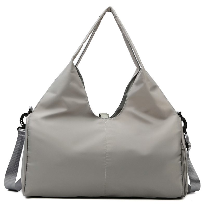 V888-ELOSUNG18348-202507021040-00 Grey Stylish Women's Travel Bag - Large-Capacity Fitness & Yoga Bag with Separate Shoe Compartment - Image 1