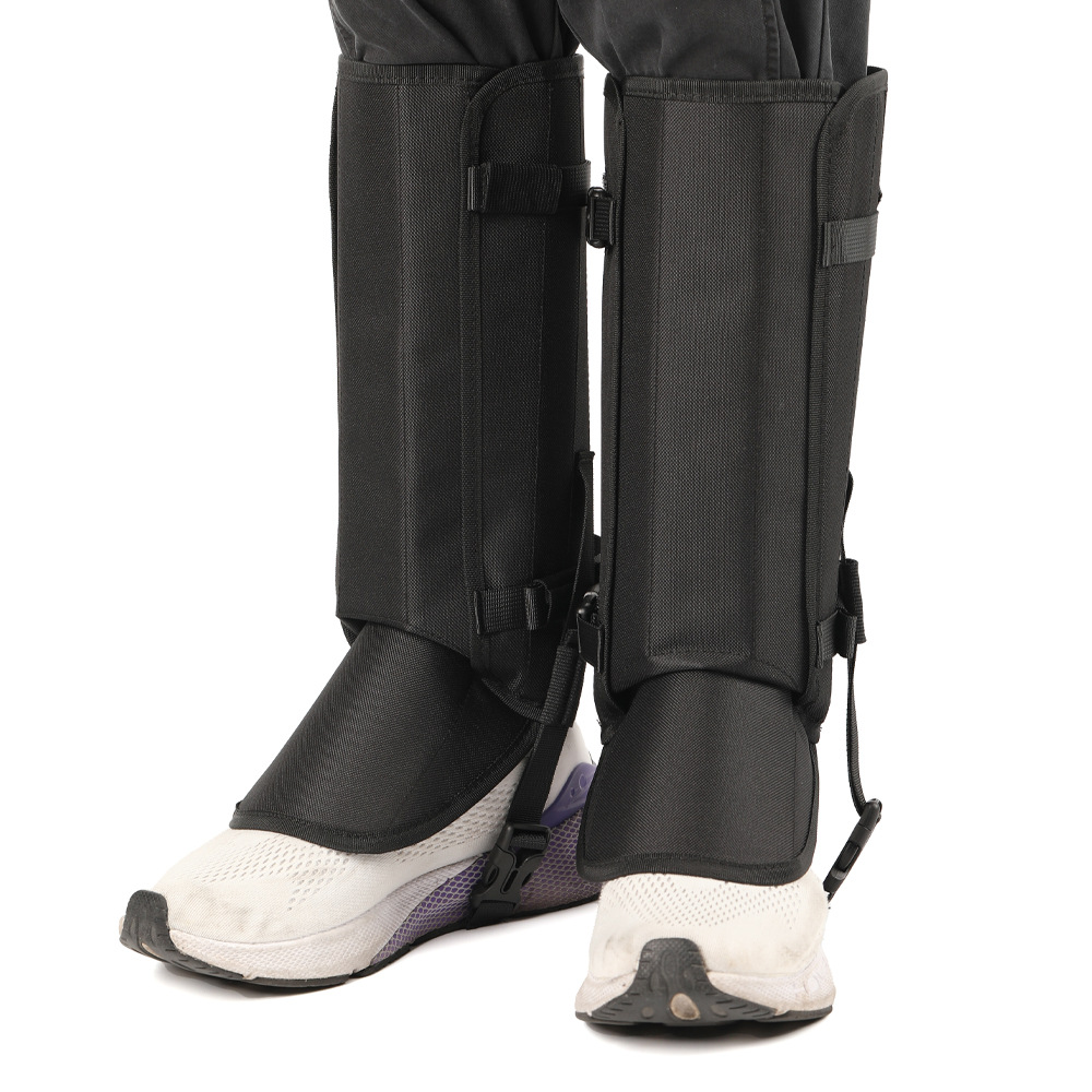 V888-ELOSUNG18361-202507151032-00 Outdoor Anti-Snake Bite Leg Guards - Hiking Camping Knee Protectors, Snow Shoe Covers, Leg Sleeves, Black - Image 1