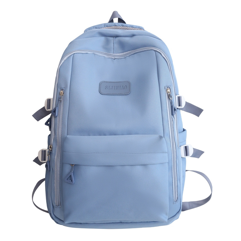 V888-ELOSUNG29875-202506191038-00 Large Capacity Nylon Backpack - Fits Tablet, A4 Magazines, Umbrella - Multiple Pockets & Adjustable Straps(blue) - Image 1