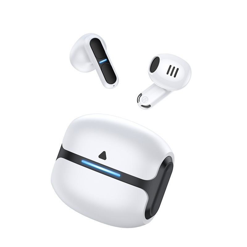 V888-ELOSUNG29900-202506191145-00 TWS Wireless Earbuds with Bluetooth 5.3 - 13mm Drivers, 21H Playtime, LED Charging Case(white) - Image 1