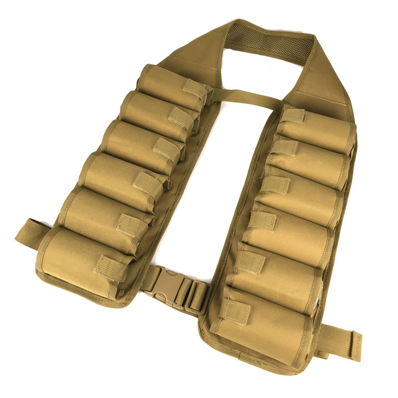 V888-ELOSUNG32367-202506190718-00 Khaki Ultimate 12-Can Beverage Carrier Vest - Hands-Free Outdoor Party Backpack - Image 1