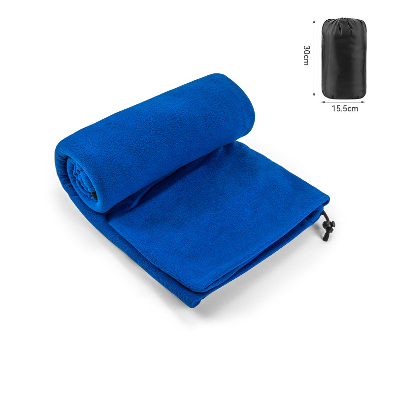 V888-ELOSUNG32569-202506241142-00 Blue Versatile Double-Sided Fleece Bag Liner - Lightweight & Portable Travel Blanket for Camping & Outdoors - Image 1
