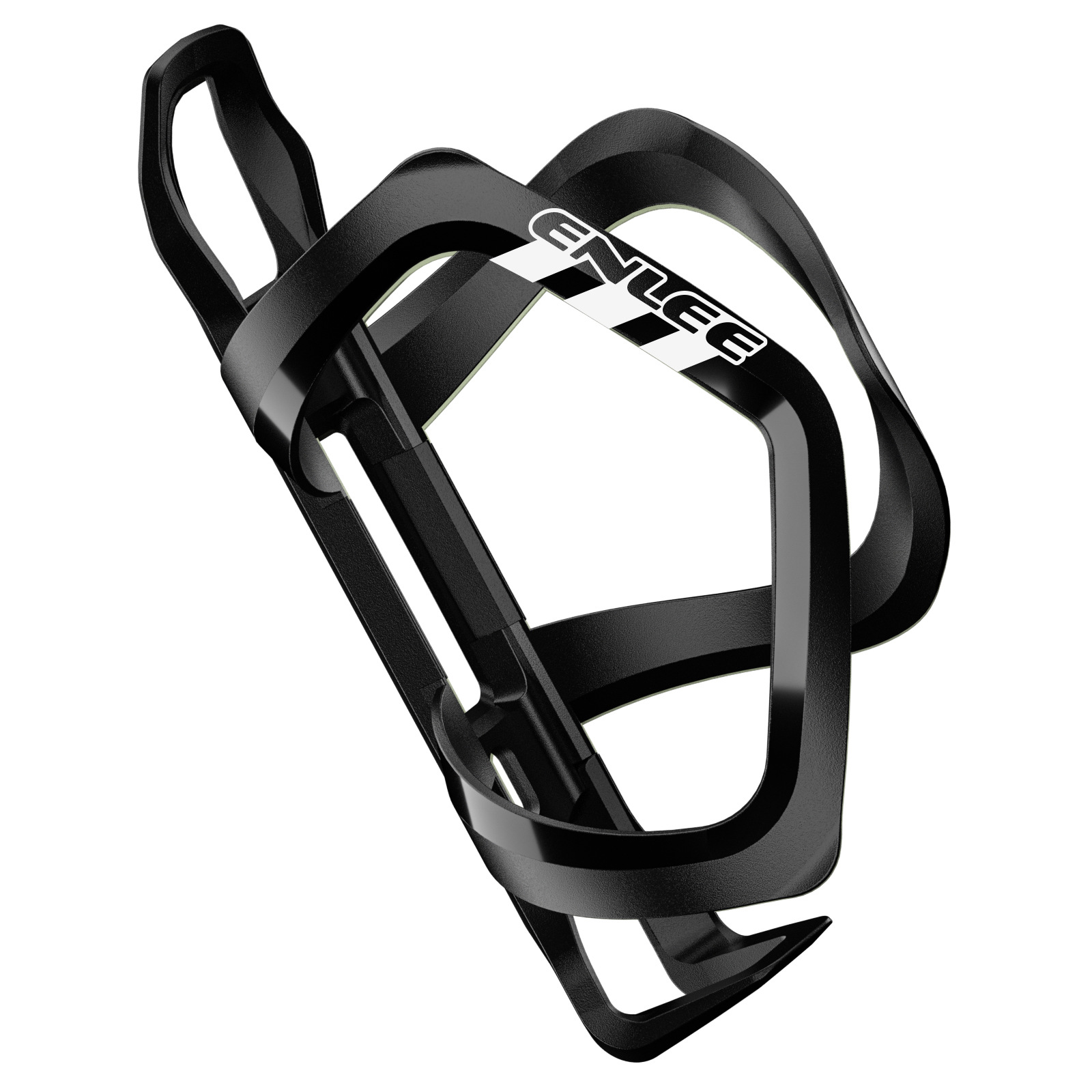 V888-ELOSUNG32638-202506241117-00 Black Ultra Lightweight Road & Mountain Bike Water Bottle Cage - 39g Polycarbonate + Glass Fiber, Fits Most Bottles - Image 1