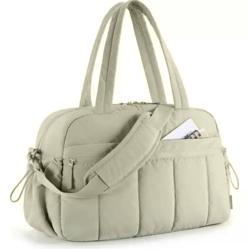 V888-ELOSUNG33474-202506241108-00 Green Spacious Travel Duffel Bag - Large Capacity Sports & Fitness Tote with Toiletry Bag, Compartments & Single Shoulder Strap - Image 1