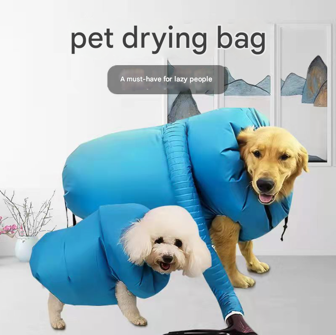 V888-ELOSUNG34384-202507090940-00 Portable Pet Grooming Dryer Bag - Hands-Free Quick-Drying Coat for Dogs & Cats After Bath(Size S) - Image 1