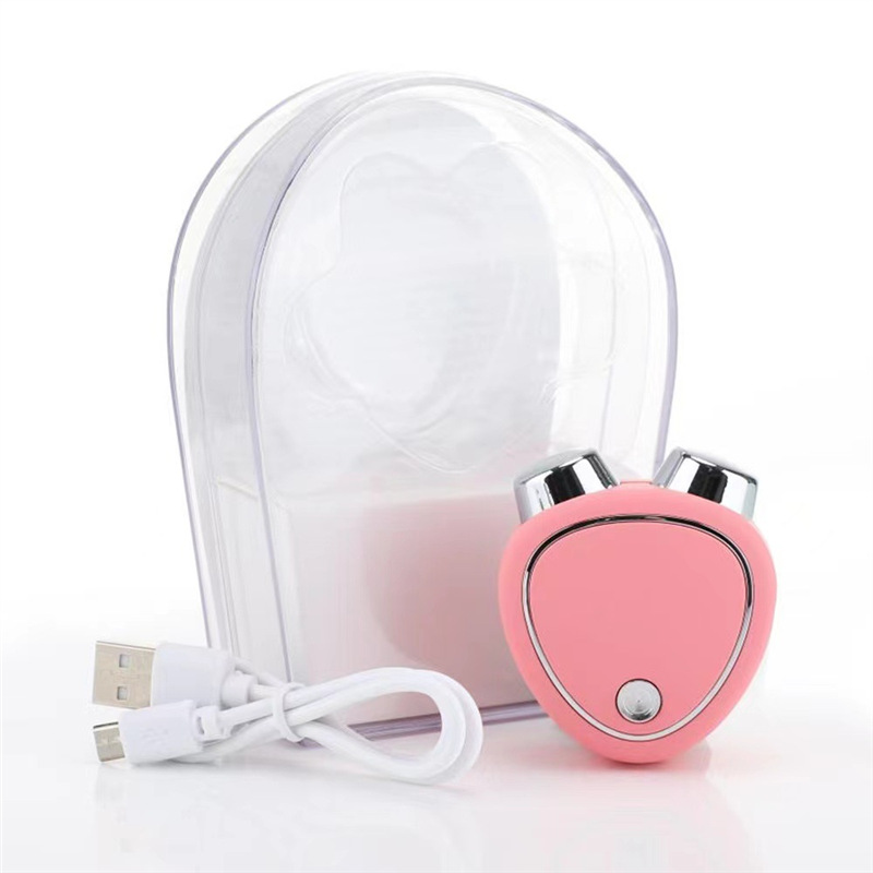 V888-ELOSUNG34417-202507151020-00 Pink EMS Microcurrent Facial Lifting Massager - Skin Tightening & Sculpting Beauty Tool - Image 1