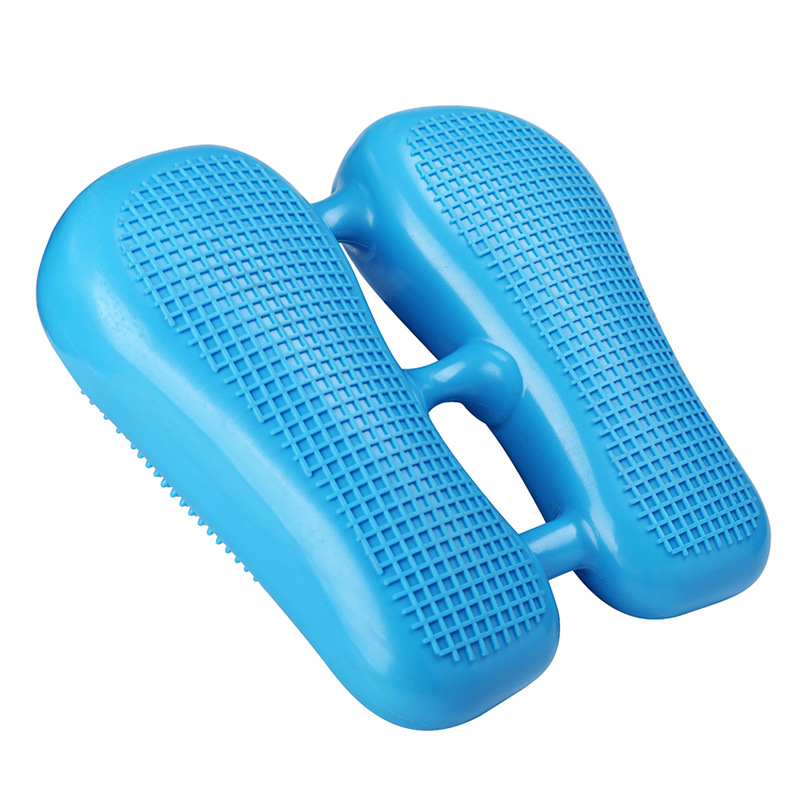 V888-ELOSUNG35233-202506241126-00 Dual-Side Textured Fitness Balance Board - Core Strengthener with Anti-Slip Massage Surface(blue) - Image 1