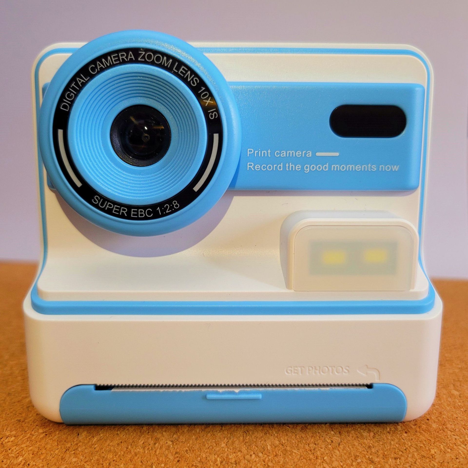 V888-ELOSUNG35309-202506251013-00 Kids Instant Print Camera - Creative Drawing & Photo Fun with Thermal Printing(Blue+64GB memory card) - Image 1