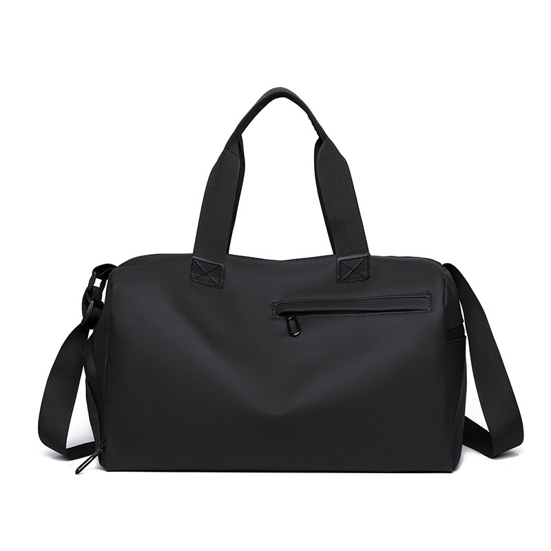 V888-ELOSUNG35498-202507021021-00 Large Capacity Travel Duffel Bag with Shoe Compartment & Wet Pocket - Multi-Purpose Gym & Weekend Bag(Black) - Image 1