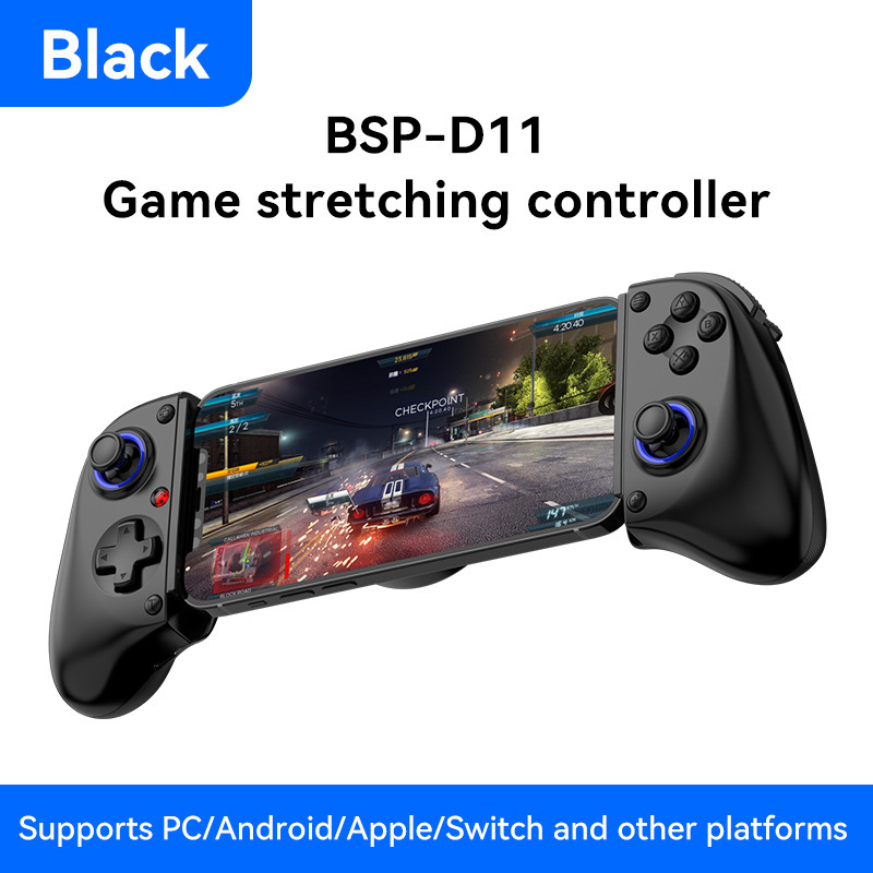 V888-ELOSUNG35541-202507021036-00 Multi-Platform Telescopic Gaming Controller - Hall Triggers, Esports 3D Joysticks & Macro Programming(white) - Image 1