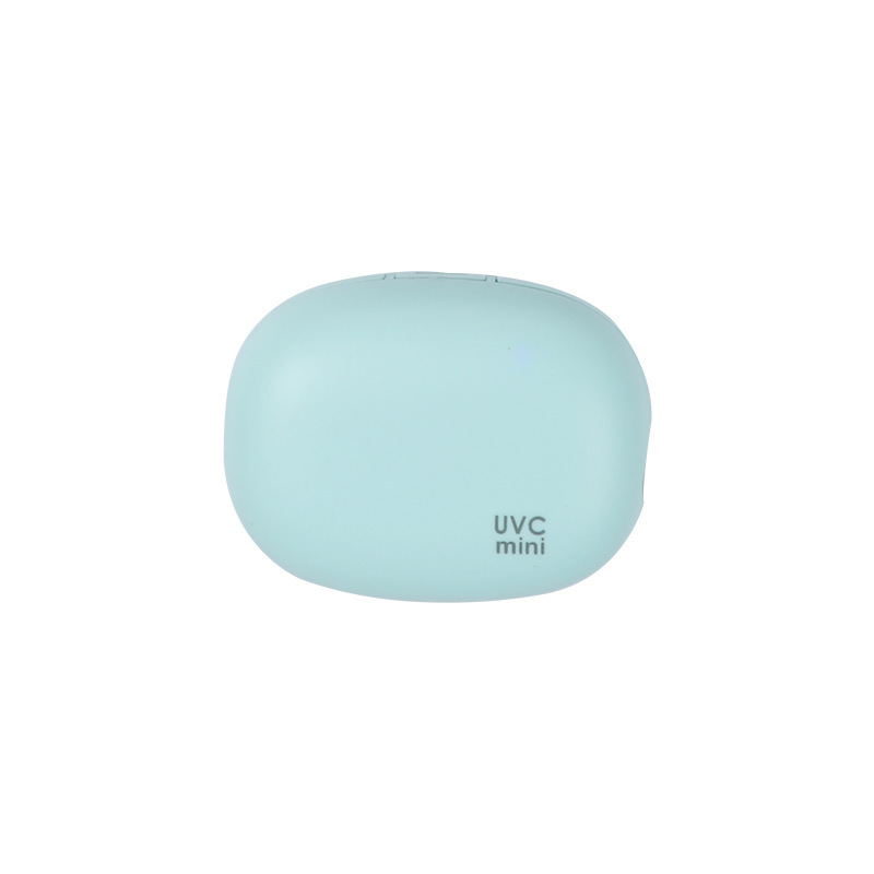 Portable UVC Toothbrush Sterilizer Case - 5-Minute Automatic Sanitizer, USB-C Rechargeable(green)