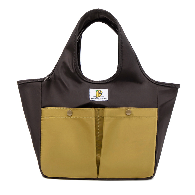 V888-ELOSUNG35573-202507041030-00 Insulated Lunch Tote Bag - Large Capacity, Multi-Pocket, Waterproof & Stain-Resistant Lining(black) - Image 1