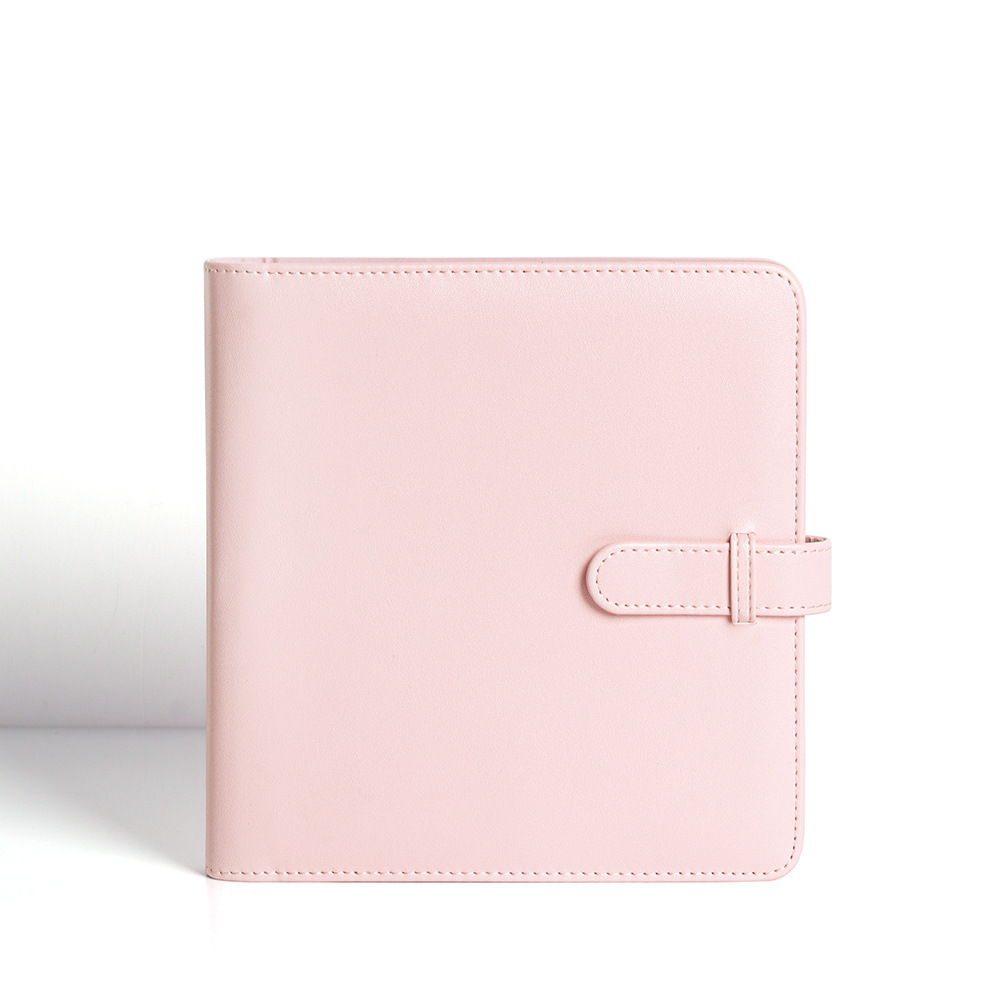 V888-ELOSUNG35577-202507041035-00 PU Leather Instant Photo Album - Holds 288 Photos, Compatible with Instax Square & Mini Films(pink) - Image 1