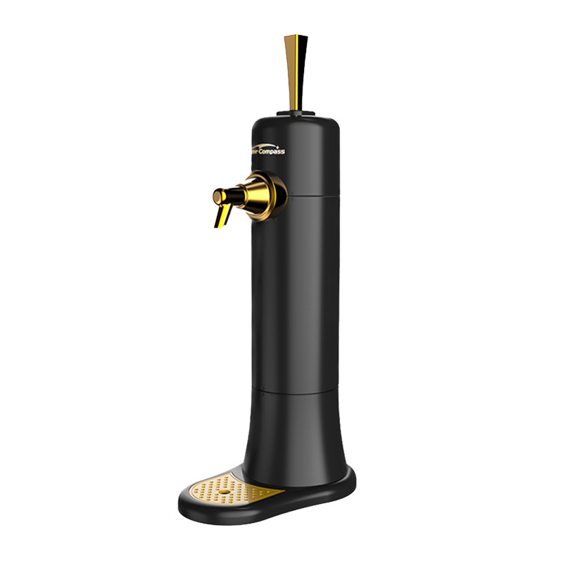 V888-ELOSUNG35616-202507070954-00 Ultrasonic Beer Foam Creator & Dispenser - Portable Tap for Canned & Bottled Beer with Cooling System(black) - Image 1