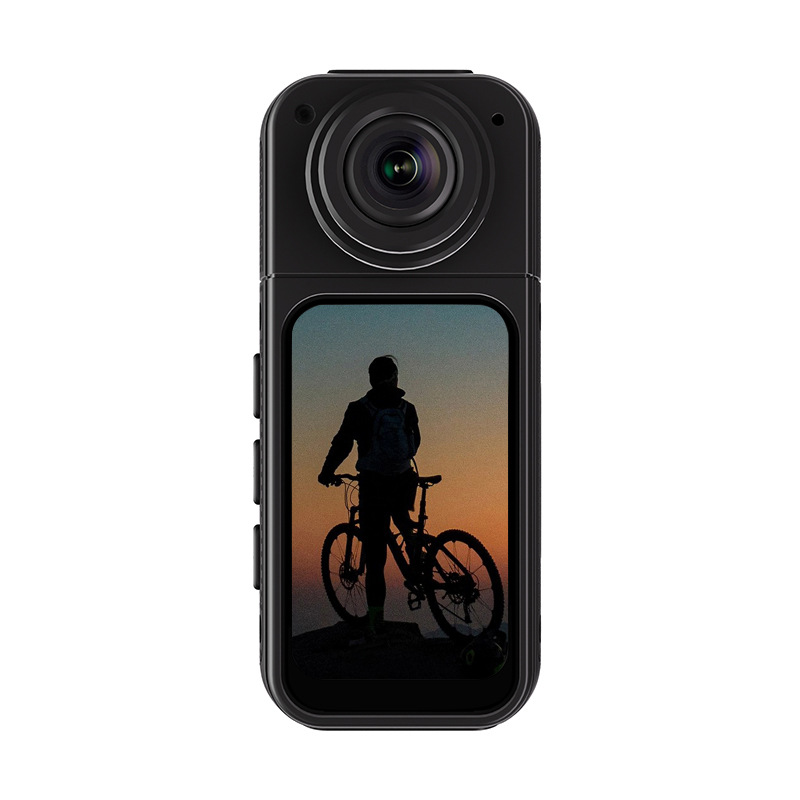 V888-ELOSUNG35781-202507281645-00 Thumb-Sized 2.7K Camera with 180 Rotatable Lens & Magnet Mount - Capture Your World Hands-Free(black+128G) - Image 1