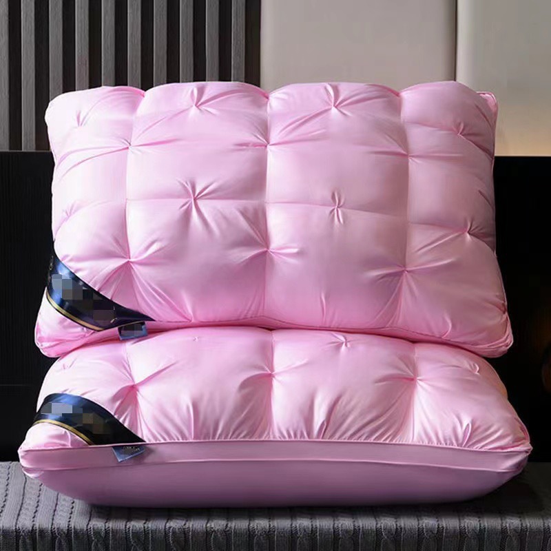 V888-ELOSUNG36031-202507221430-00 Pink Luxury Adjustable Bed Pillow Set (2-Pack) - Hotel Quality Down Alternative for Ultimate Neck Support & Comfort - Image 1