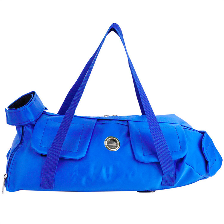 V888-ELOSUNG36359-202509011320-00 Size M Blue Multi-Functional Cat Grooming Bag - Anti-Scratch Restraint Pouch for Nail Trimming and Vet Visits - Image 1