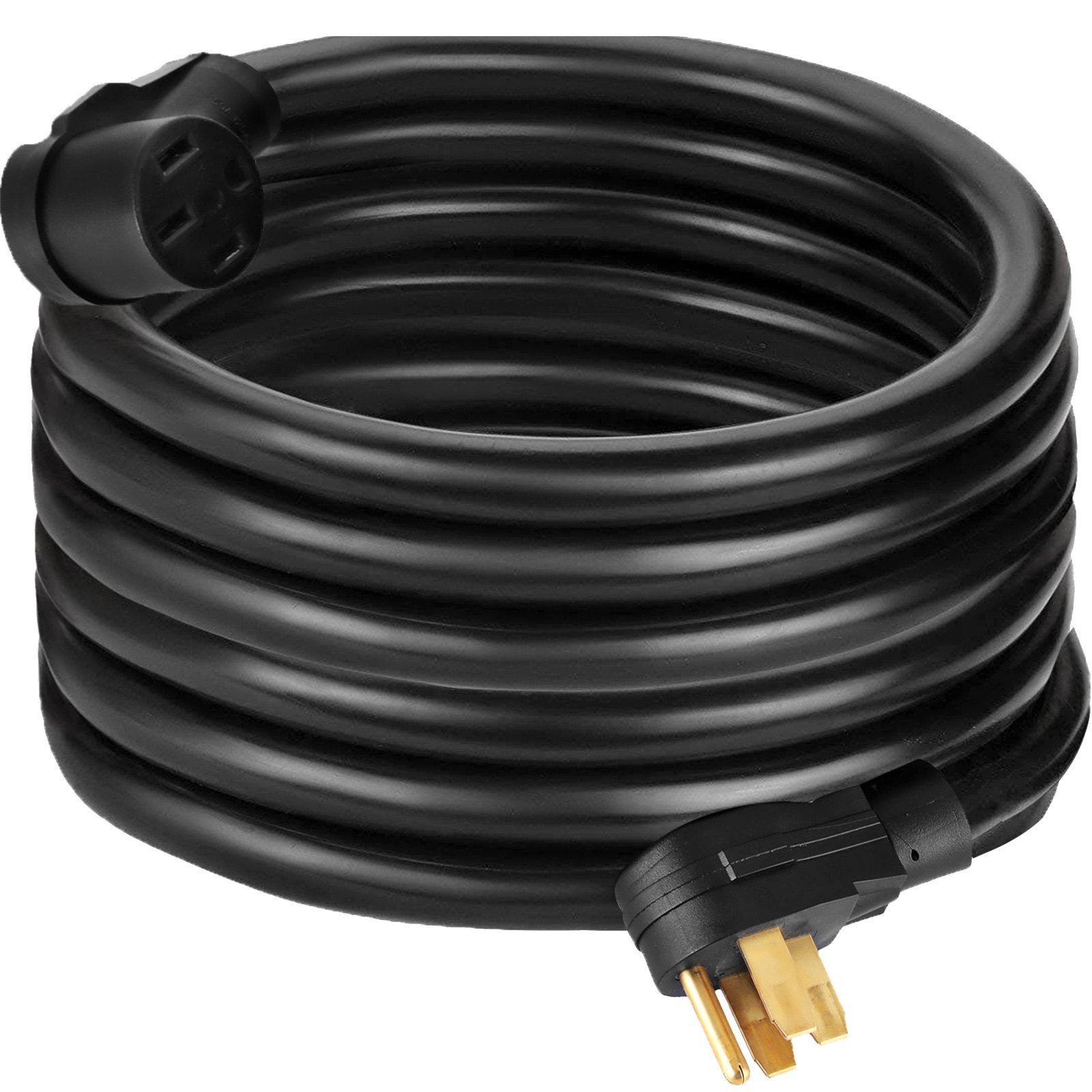 V952-50CRVDYX000000001V0-202508011443-00 VEVOR 50Ft 50 Amp RV Power Cord Durable Heavy Duty RV Extension Cord Copper Wire RV Cord Power Supply Cable for Trailer Motorhome Camper - Image 1