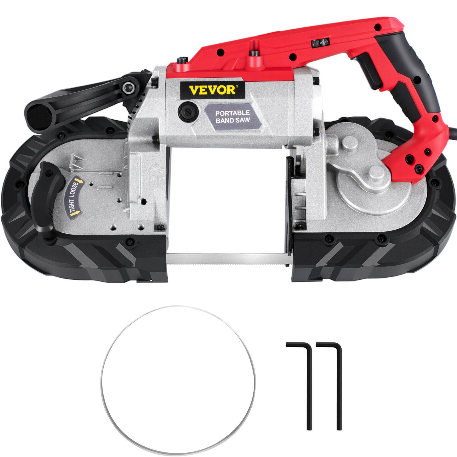 V952-BXSD5INCH220VTF46V3-202507141242-00 VEVOR Variable-Speed 127mm Deep Cut Portable Band Saw 220V 10Amp Motor Handheld - Image 1